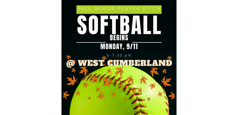 Fall Ball Softball Minor Player Pitch