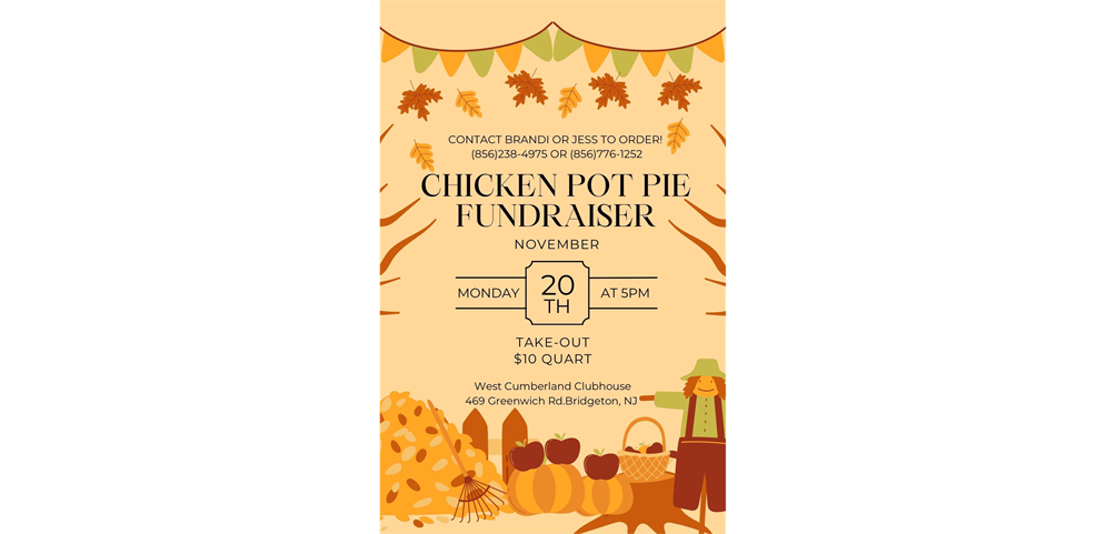 Chicken Pot Pie Fundraiser